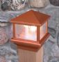 Aurora Deck Lighting: Sirius Pyramid Post Top Light