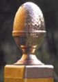 Copper Polished Pineapple Post Cap