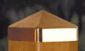 Polished Copper Pyramid Post Cap