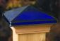 Maine Ornamental Saffire Blue Tiffany Pyramid Post Cap