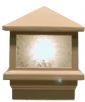 Aurora Deck Lighting: Sirius Pyramid Post Top Light