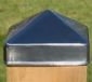 Stainless Pyramid Post Point Cap 3 1/2 inch