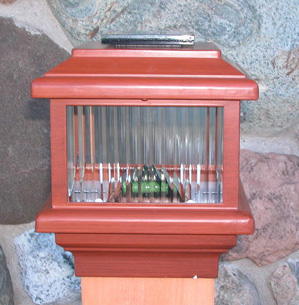 Aurora Polaris Solar Deck Post Light
