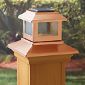 Maine Ornamental  Square Solar Convertible Light 