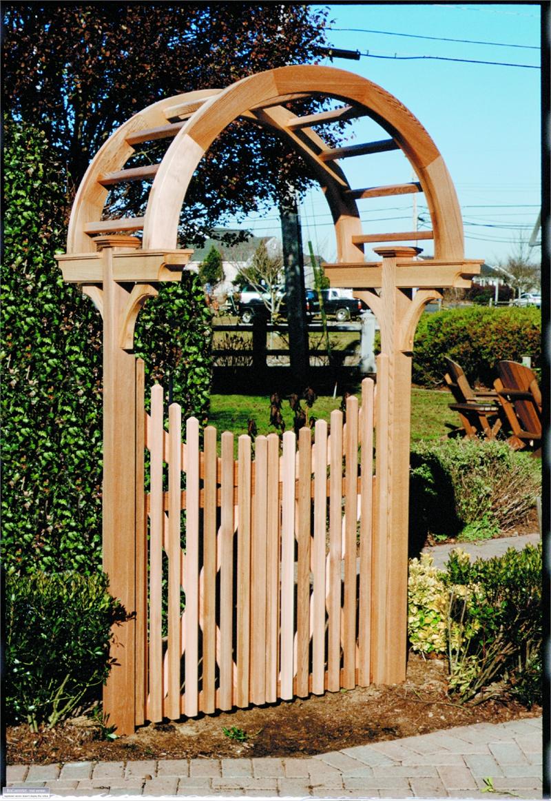 Cedar Arbor with Gate