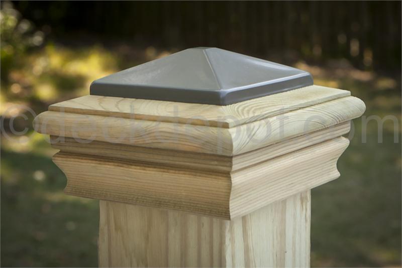Deckorators Pyramid Post Cap 4" x 4" Clay