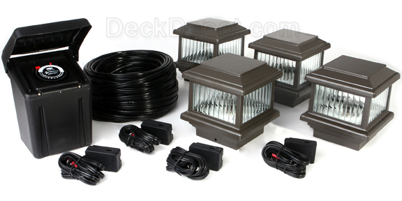 Titan Deck Post Light Kit by Aurora