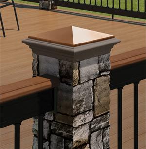 Deckorators Gray Cobblestone Postcover